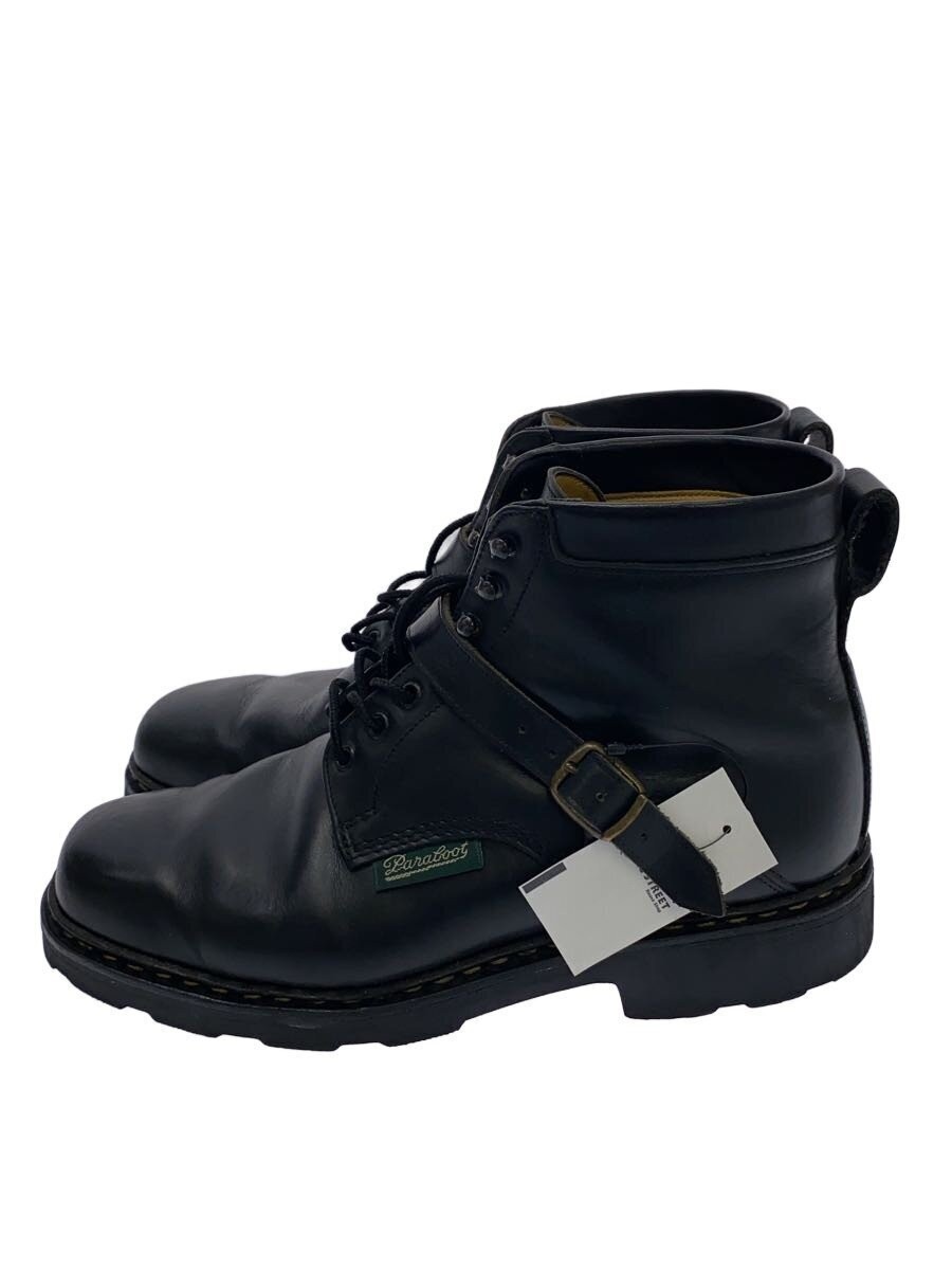 Paraboot Lace-Up Boots/Uk7/Blk/Leather/Big Tag/96 Made/Black/Black 3467