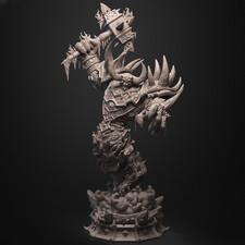 Ragnaros WoW Figurine résine 33,9cm | Luftmensch | NON PEINT