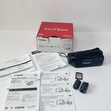 Canon VIXIA HF W10 Full HD Waterproof Shockproof Camcorder Tested Box 128GB SD