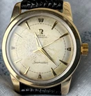 VINTAGE MENS OMEGA SEAMASTER AUTOMATIC BUMBER CAL. 354 Fresh Service  c.1950's