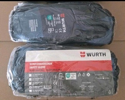 2×Pakete Würth MultiFit Nitril-Plus Größe 10 Arbeitshandschuhe-Montagehandschuhe
