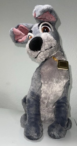 Disney Store Lady and the Tramp Plush 15 & 11 Inch One New With Tags One Used - Picture 5 of 20