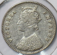 British India 1877 C 2 Annas 294037 combine shipping