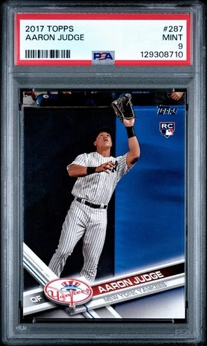 2017 Topps - #287 Aaron Judge ROOKIE CARD PSA 9 MINT! MVP!