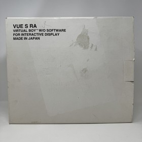 Nintendo Virtual Boy VUE-S-RA Employee Box NOT FOR RESALE W/ Wario Land *RARE*