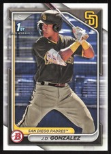J.D. Gonzalez 2024 Bowman: Prospects #BP-111 San Diego Padres