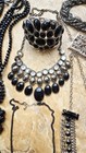 Costume Jewelry LOT Vtg -Now Mix Statement Necklaces & Bracelets Rhinestone + — photo 3