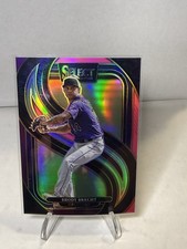 2025 Panini Select Baseball #159 Brody Brecht Pink & Purple Prizm /199 Rockies