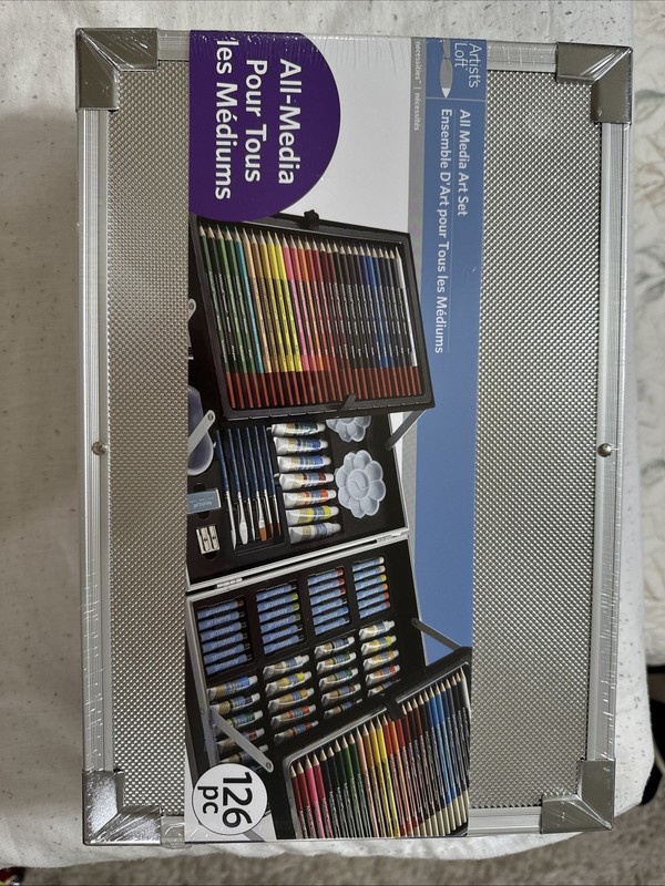 Artist's Loft 126 Piece All Media Art Set Paint Draw Complete Boxed Set! 126391