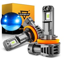AUXBEAM Fanless 1:1 H11 H8 LED Fog Light 8000K Blue for Honda CR-V CRV 2015-2025
