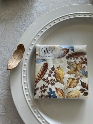 Nora Fleming LIMITED RELEASE A450  Creative Quill  Feather Mini & Napkins-NEW