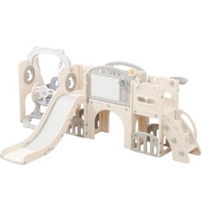 12in1Indoor/Outdoor Playset for Toddlers 1-3- Swing Slide ComboDurable Climber