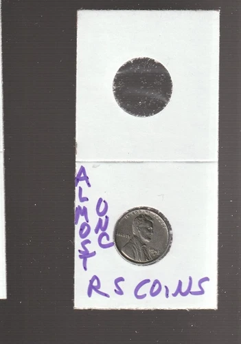 1943S    AU    LINCOLN  CENT   ~ALMOST   UNCIRCULATED ~  RS COINS #36O FREE SHIP