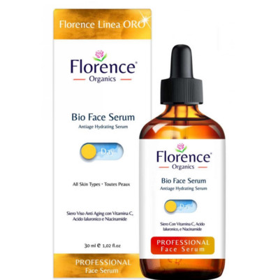 Florence Organics Bio Anti-Aging Face Serum with Vitamin C and Hyaluronic Acid