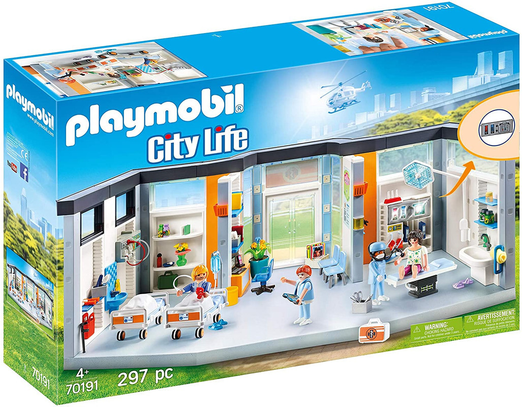 Playmobil City Life Clinique équipée 4 figurines 297 pièces