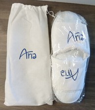 Aria Hotel Slippers US Size 10 Large New in Sealed Package, Cotton, Luxury Vegas