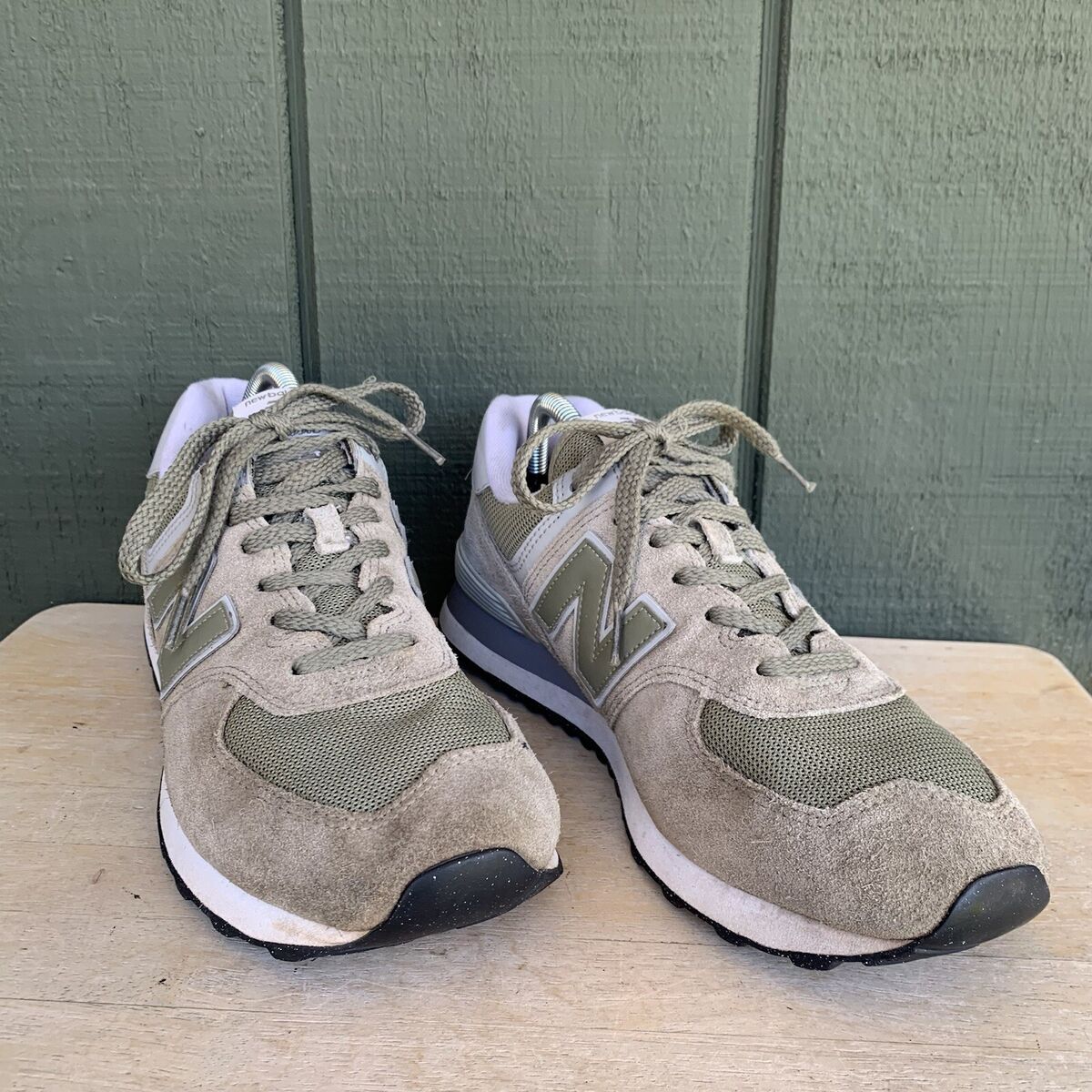 New Balance 574 Mens Size 10 Sage Green Gray Rare Color New Balance 574 Mens Size 10 Sage Green Gray Rare Color