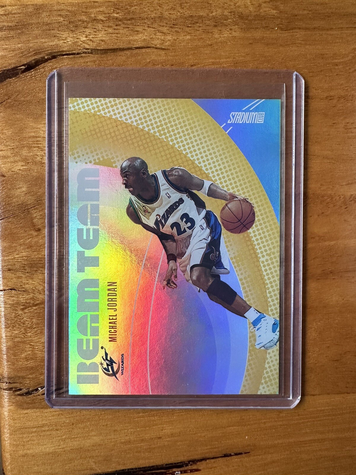 2002-03 Topps Stadium Club Beam Team Michael Jordan #/500 Rare Refractor