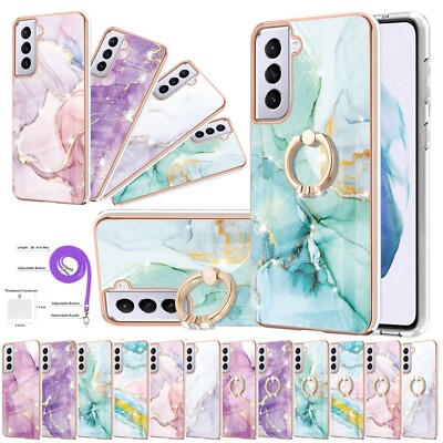 For Samsung Galaxy A14 A13 A12 A11 M11 With Strap Pattern Shockproof Phone Case
