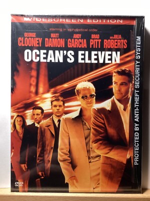 Oceans Eleven (DVD, 2002, Widescreen) George Clooney - Matt Damon