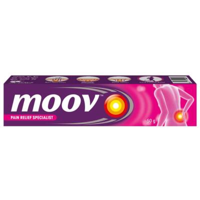 Moov Fast Pain Relief Cream with Nilgiri Oil 50g (1er Pack) Ayurvedic Salbe