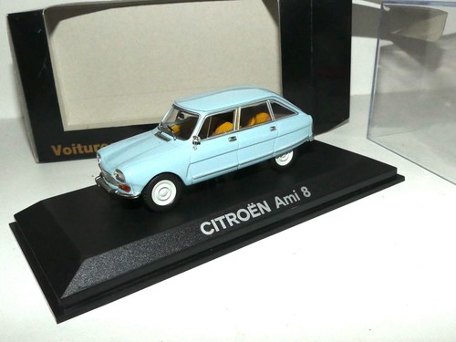 NOREV 1/43 PLASTIQUE CITROEN AMI 6 BLEU