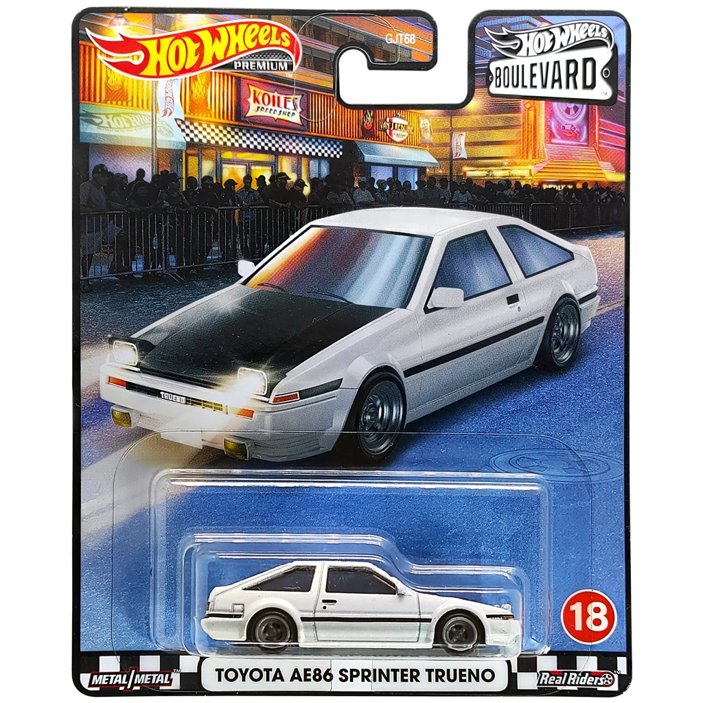 Hot Wheels Premium Boulevard TOYOTA AE86 SPRINTER TRUENO White #18 