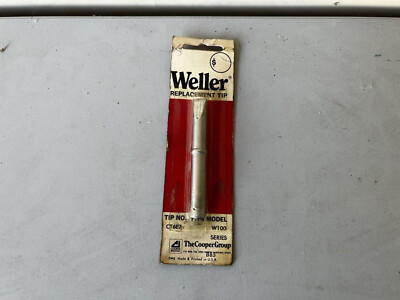 Weller CT6E7 Soldering Tip   Screwdriver, 6.35 mm, 700°F for W100D Iron
