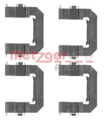 Metzger Z 1848 Set Accessori Per Disco Freno Anteriore, Per Alfa Romeo Mito E Fiat Punto Abarth, Sistema Brembo - 3