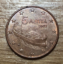 2002 Greece 5 Euro Cents  PF6/40