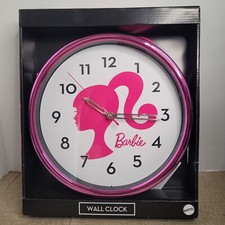 Barbie Silhouette Pink Chrome 12 Inch Round W...