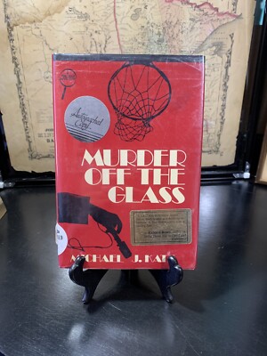 Murder Off the Glass by Michael J. Katz (1st Edition 1987 SIGNED HC/DJ)