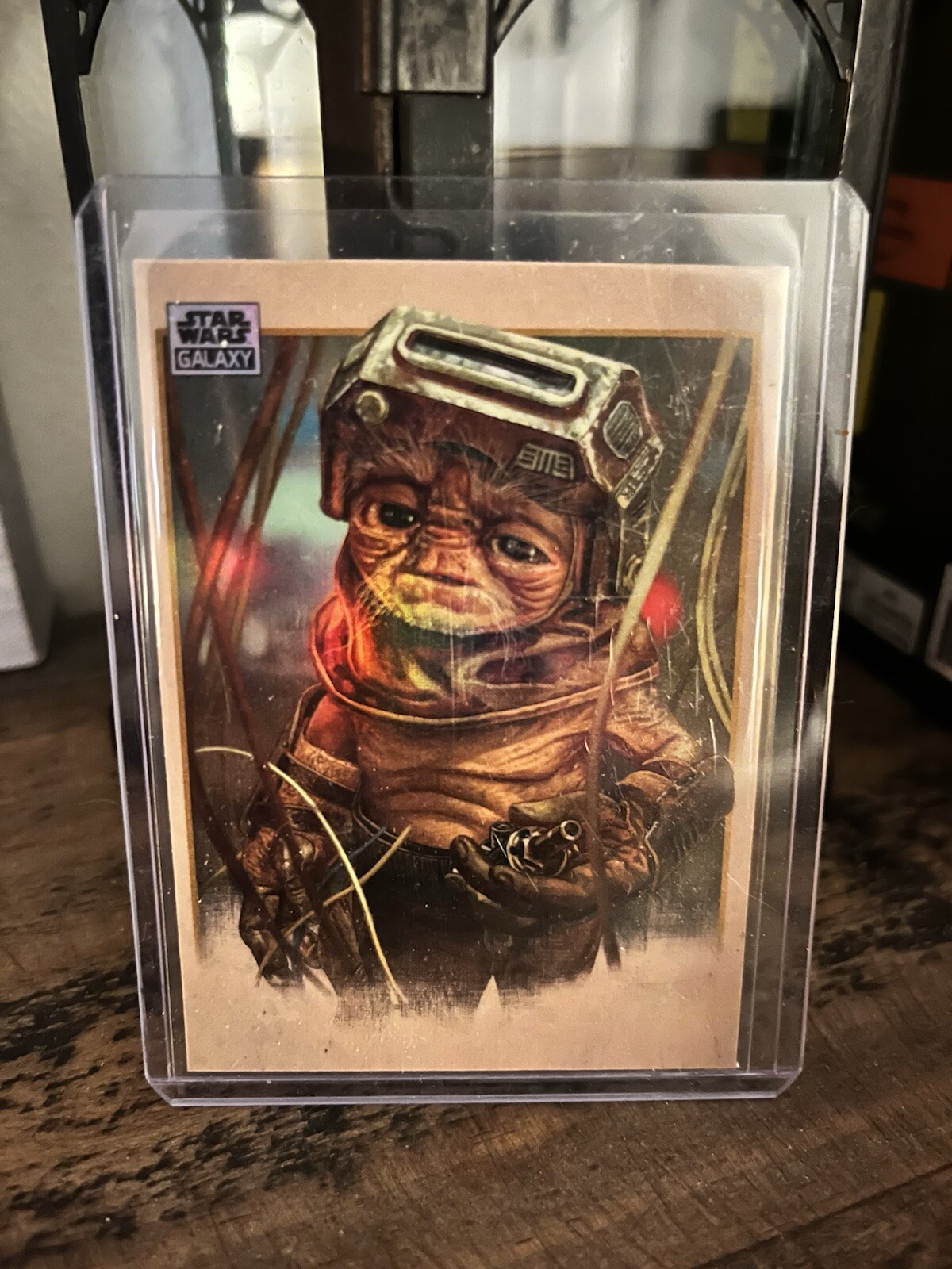 2024 Topps Star Wars Chrome Galaxy Little Droidsmith-Babu-Frik #75 Refractor