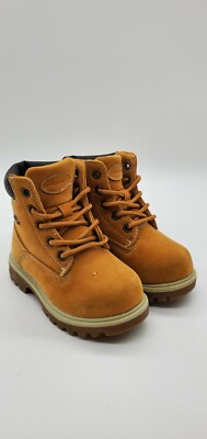 NIB LUGZ Kid's/Toddlers 'EMPIRE HI' WATER RESISTANT 6-INCH Golden BOOTS  D