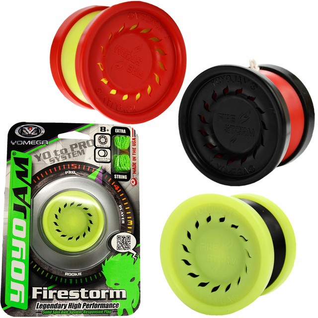 Yomega YoYoJam Firestorm Yoyo x1 Solid Spin Axle System Responsive