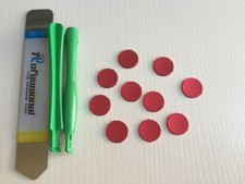 LOT 10PCS Click Wheel Center Button For iPod Classic 6/7th Gen 80/120/160GB RED