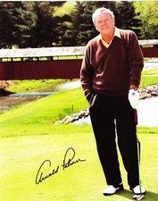 Arnold Palmer signed 8x10 inch color golf photo 2 Dec