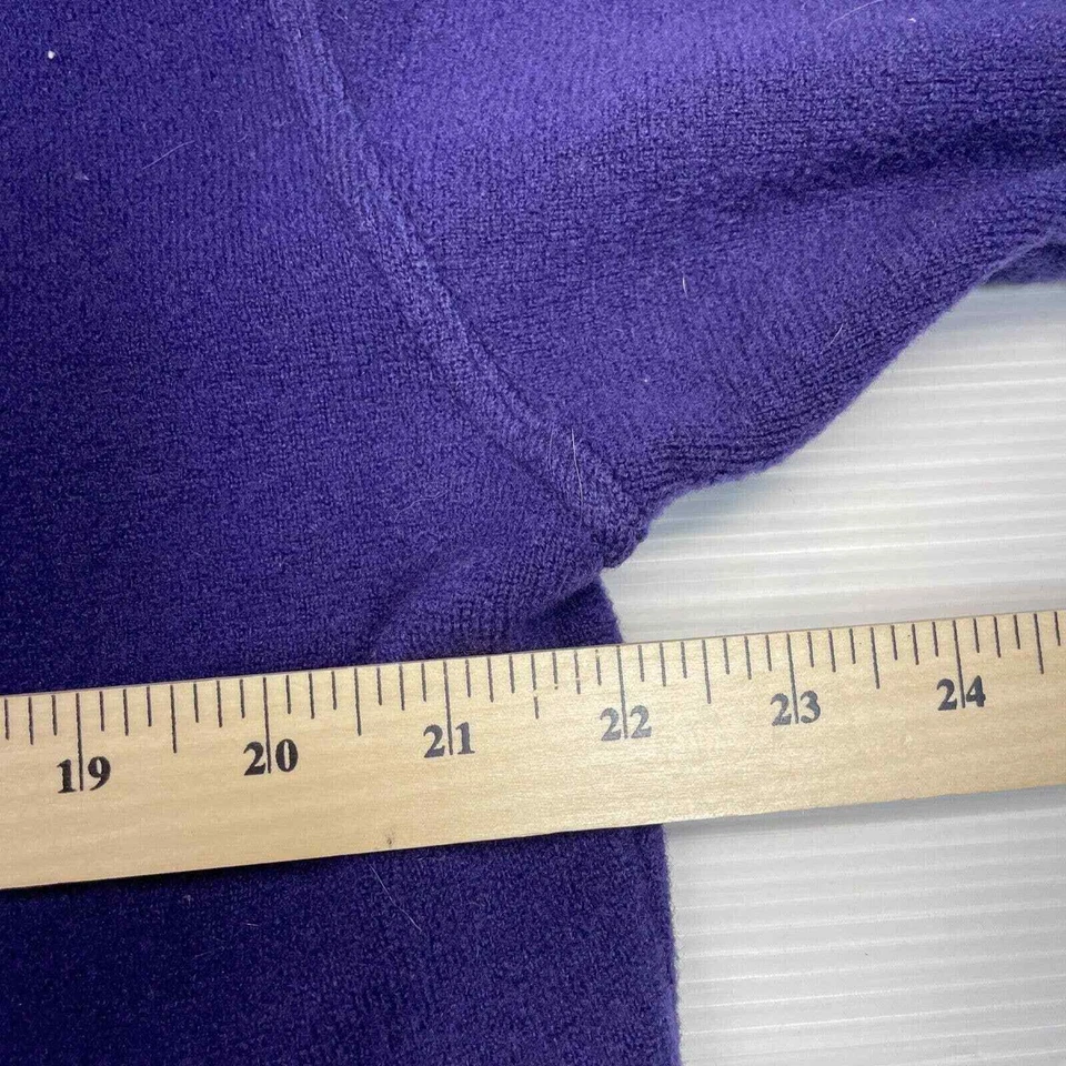 Patagonia Vintage 1/2 Zip Neck Purple Wool Pullover Sweater Jacket Men's M - Image 4 of 4