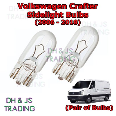 VW Crafter Blue 4-LED Xenon Bright Side Light Beam Bulbs Pair Upgrade