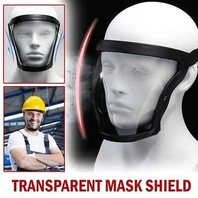 Anti-fog Safety Full Face Protective Head Cover Transparent Mask Face Shield
