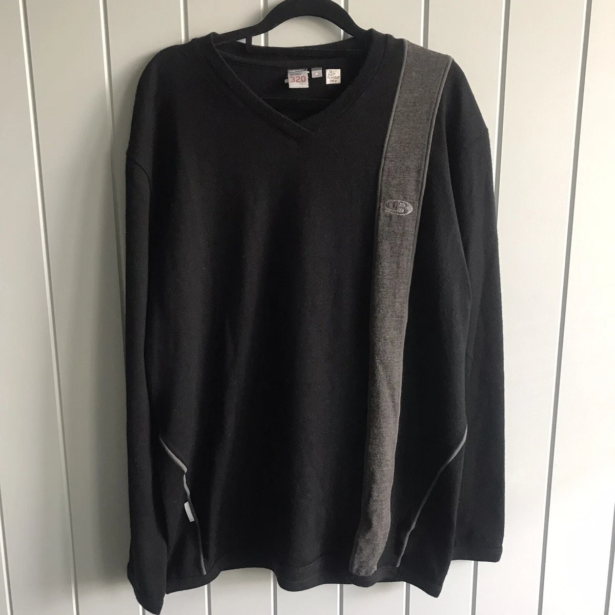Icebreaker Mens Medium Pure Merino Wool Sport 320 Mid Layer