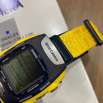 CASIO WQV-2B-9 Wrist Camera Digital Watch Tested Working from