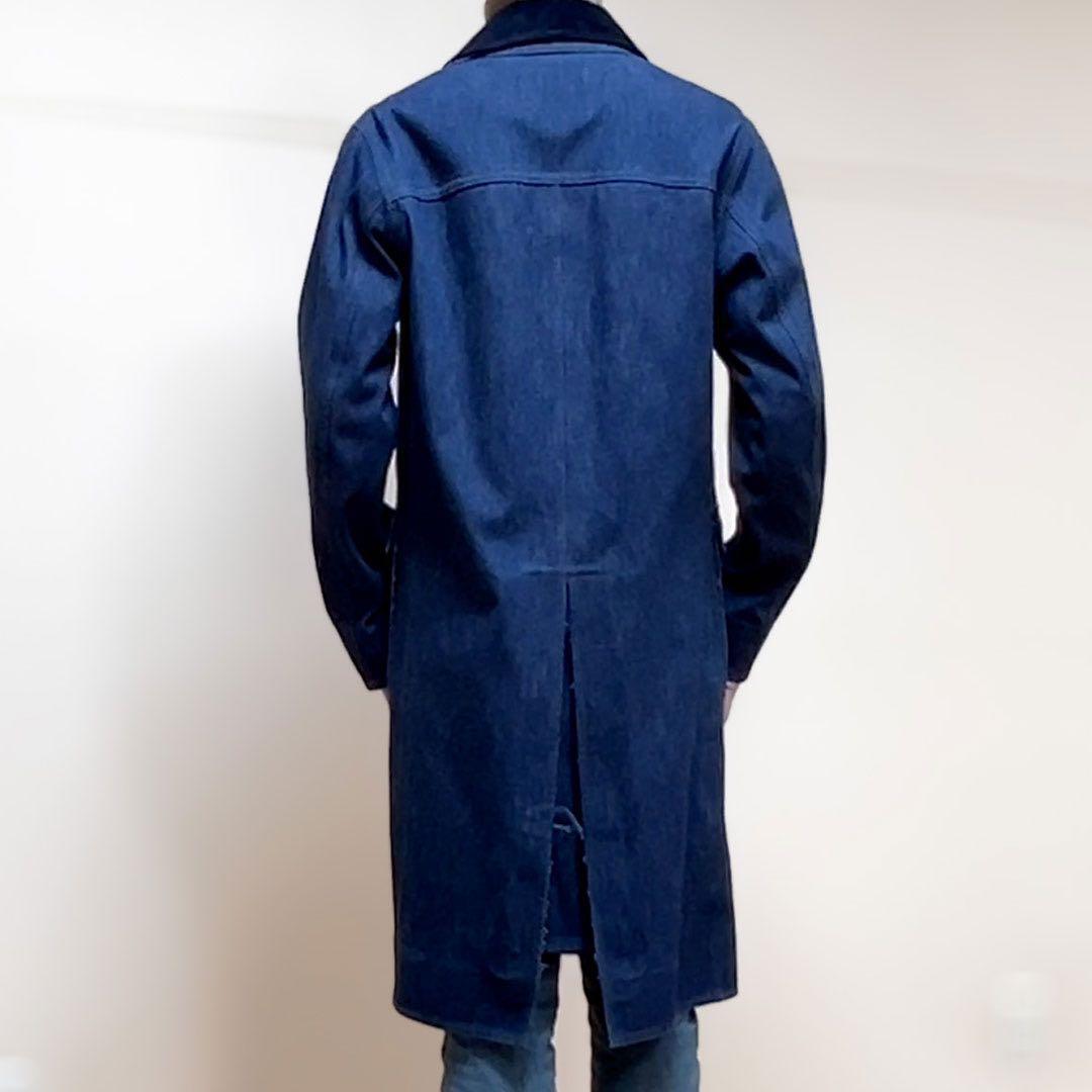 ★美品★RRLデニムコートBENSON COAT　Sサイズ 新品*RRL*デニムロングコート*BENSON COAT*S ダブルアールエル