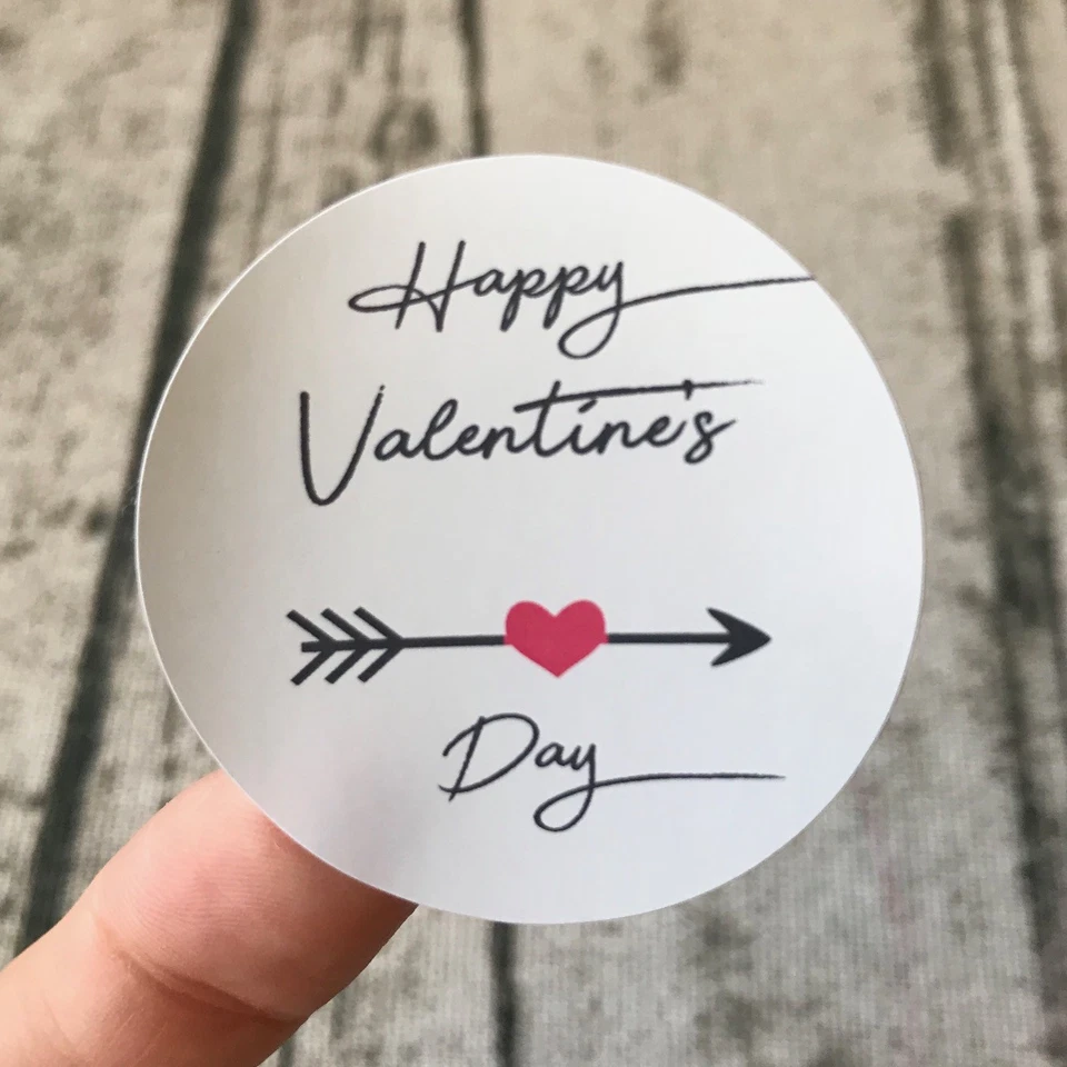 96 un. Bolsas para Favor del Día de San Valentín Mate Galletas Chocolate Lolly Bolsas para Favor Pegatina Foto 4 de 4