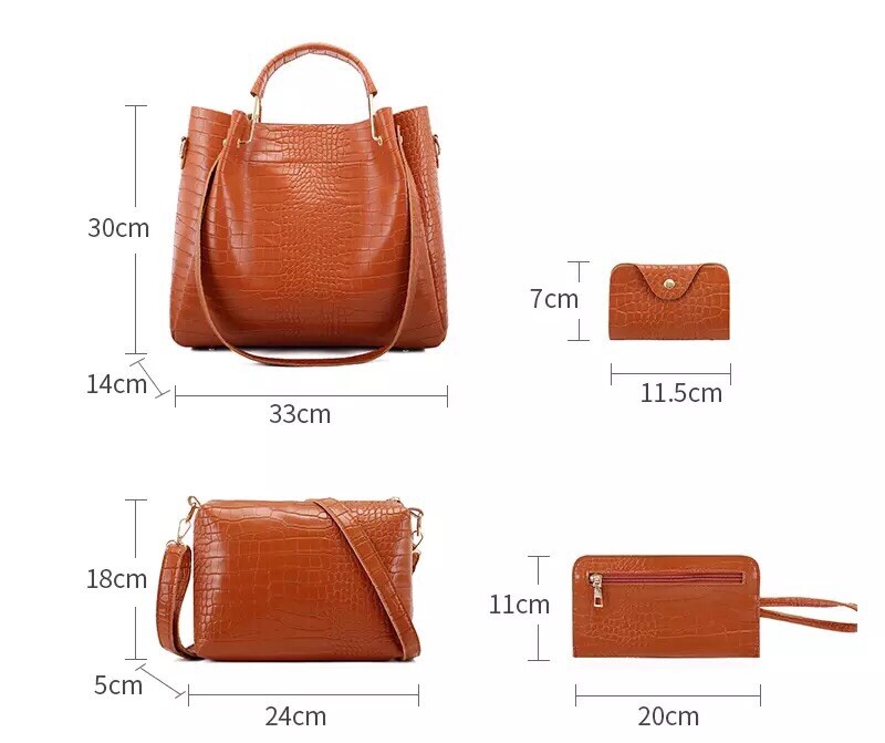 5 Colors Women Bowknot Leather Messenger Shoulder Bag Satchel Tote Hbag Feeshipping
