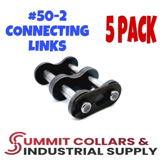 50-2 Double Strand Roller Chain Connecting Link (5PCS)