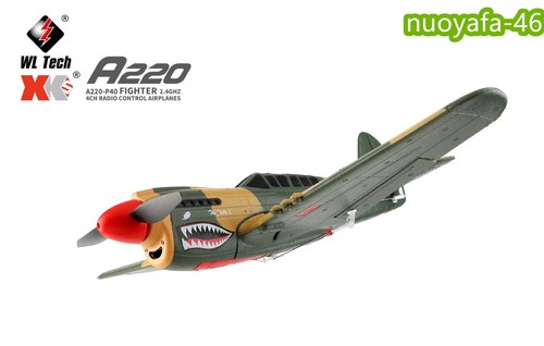WLtoys WW2 P40 Fighter 2,4G RC Flugzeug 4CH 6 Achsen Kreisel Festflügel RTF Segelflugzeug Spielzeug - Bild 10 von 18