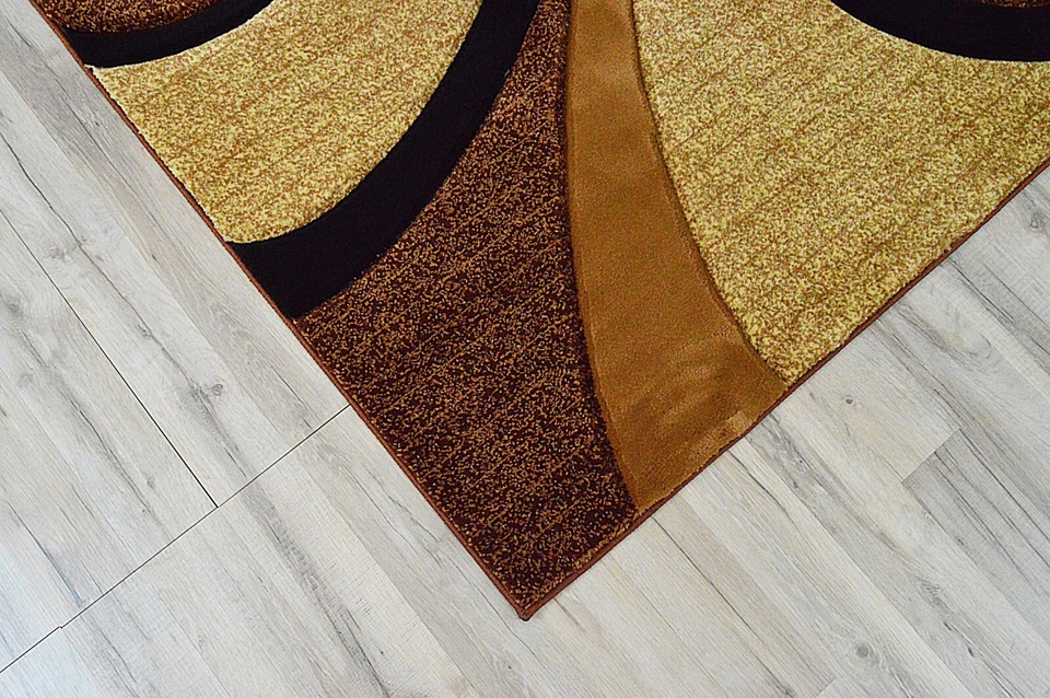 Premium Hand Carved Thick Plush Pile Modern Abstract Contemporary Geometric Rug - Image 3 of 4