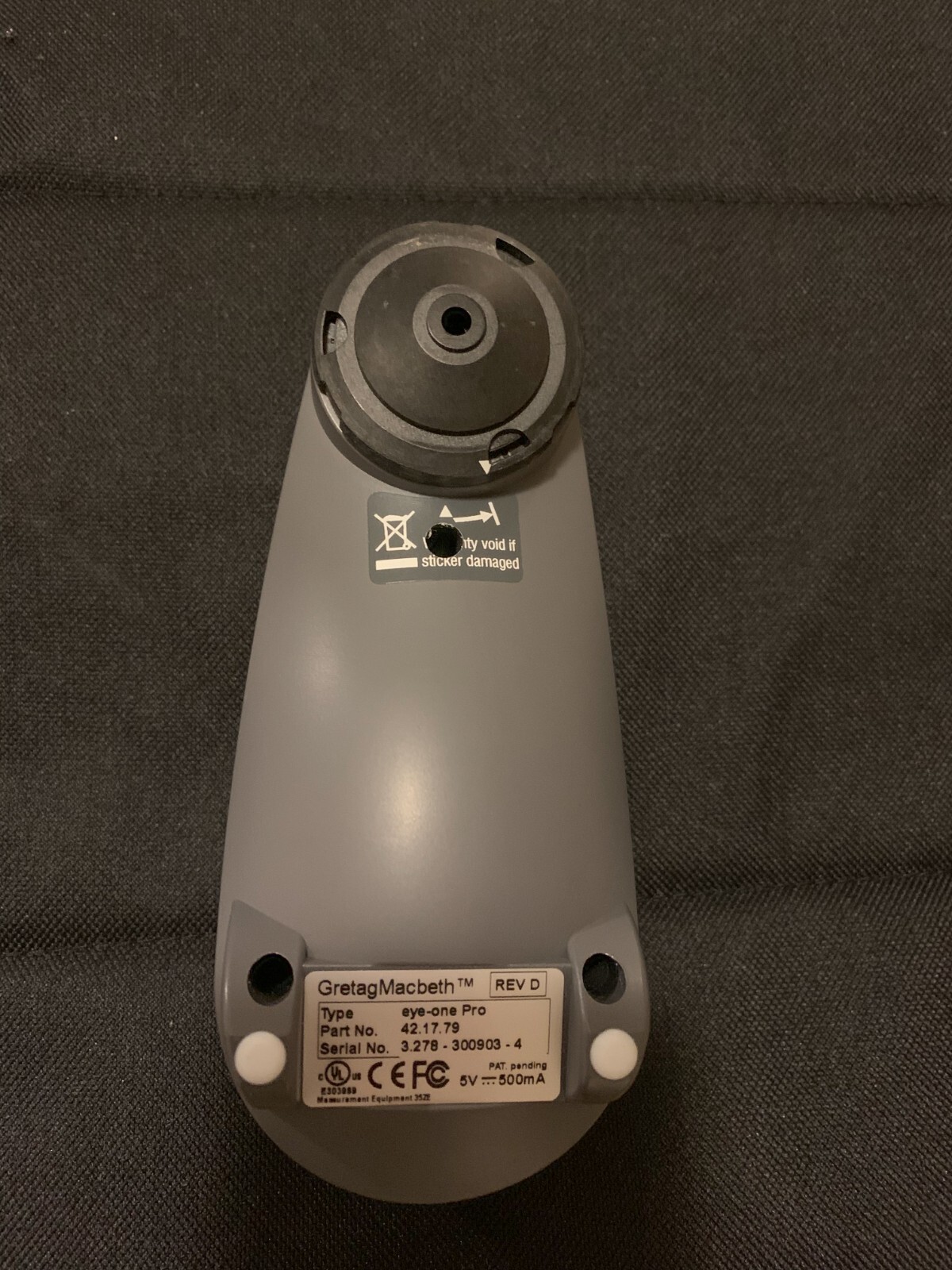 Xrite (gretagmacbeth) i1 pro EyeOne Rev D Spectrophotometer