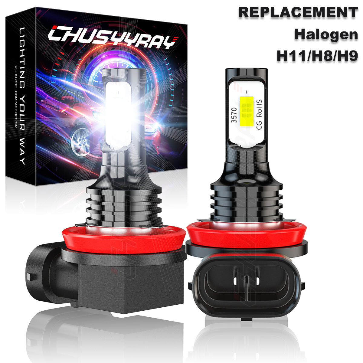 Fit for FORD EXPLORER 2011-2015 H11/H8 LED Fog Light Bulbs,2pc Fit for FORD EXPLORER 2011-2015 H11/H8 LED Fog Light Bulbs,2pc